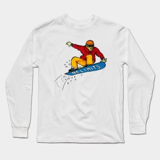 No limits snowboarder Long Sleeve T-Shirt